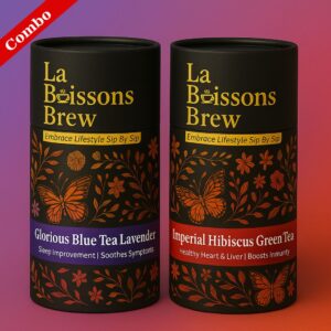 Glorious Blue Tea Lavender & Imperial Hibiscus Green Tea