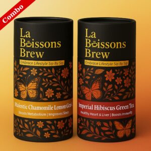 Majestic Chamomile Lemon Grass & Imperial Hibiscus Green Tea